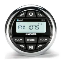Kicker KMC2 -Receptor de Mídia Digital Marítima com Bluetooth Integrado