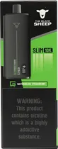 Vape Descartável The Black Sheep Slim 10K Watermelon Strawberry - 10000 Puffs