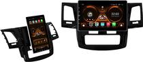 Multimidia Hetzer Argon Pro Android 13 Tela de 10,1" Toyota Hilux 2012/15 Ar Digital (s/Ca