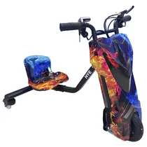 Triciclo Eletrico Hye TR02 / Bluetooth / Speaker / LED / 8.5" - Ice Fire