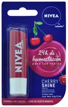 Batom Protetor Nivea Cherry Shine - 4.8G