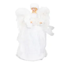 Figura Anjo Natal Branco c/Estrela 40CM