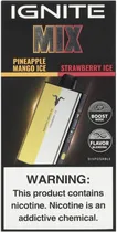 Vape Descartável Ignite Mix Pineapple Mango Ice/Strawberry Ice 40000 Puffs