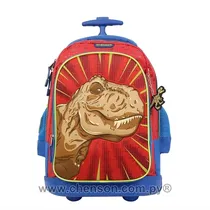 Chenson Mochila Con Rueda CG34967 Dino Rojo
