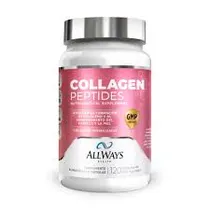 All Ways Medical Collagen Peptides 120 Cápsulas Plastico Rosado