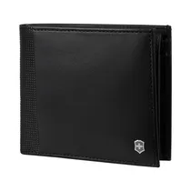 Victorinox Men Billetera Cuero Unic Black