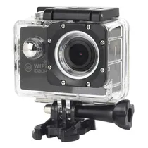 Câmera de Ação Sports Cam - Full HD - Wi-Fi - À Prova D'Água - Preto  Câmera de A...