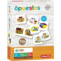 Juego de Los Opuestos Guden Didacta 3 En 1 - 193/32 (20 PCS)