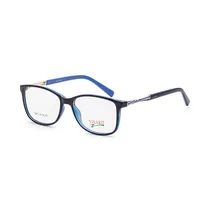 Armação para Óculos de Grau Visard B2316-TR C8 Tam. 52-18-145MM - Azul e Preto