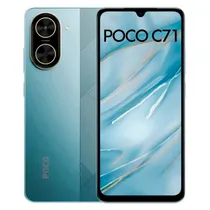 Celular Xiaomi Poco C71 128GB / 4GB Ram / Dual Sim / Tela 6.88 / 32MP - Azul (Global)