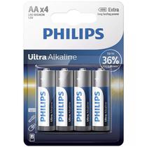 Pilha Alcalina Philips AA LR6-E4B c/4