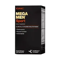 Multivitamínico Mega Men Sport GNC 180 Cápsulas