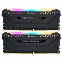 Memória Corsair Vengeance RGB Pro, DDR4 32GB (2X16GB), 3600MHZ, C/DissiPador, CMW32GX4M2D3600C18, Preto