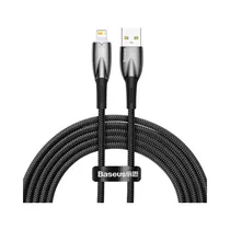 Cable de Datos Baseus Glimmer Series CB000023 CADH000301 USB-A A Lightning 2 Metros Negro