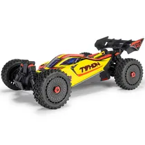 Carro Arrma 1/8 Typhon Mega 665 4WD Buggy Yellow ARA4206V4T2