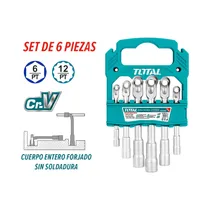 Kit de Llaves Pipa Total TLASWT0601 6 Piezas  Kit de Llav...