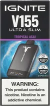 Vape Descartável Ignite V155 Tropical Açai 15500 Puffs Ultra Slim