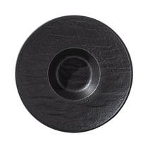 Plato Hondo Wilmax Slatestone WL-661115/A 24 CM Negro