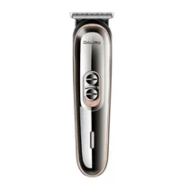 Máquina de Cortar Cabelo Daling DL-1537 / 3W / 5V / 1000MAH / Bivolt - Preto/ Dourado