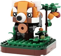 Blocos de Construção The Red Panda Wange - 1620 (125 Peças)