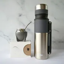 Contigo Termos Y Vasos Kit p/Mate 1.1L +Guam+Matero Gris