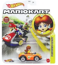 Carrinho Princess Daisy Hot Wheels Mario Kart Mattel - GRN14