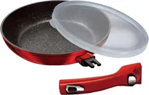 Frigideira com Tapa Berlinger Haus Burgundy Edition 24CM - BH-1945  Frigideira ...