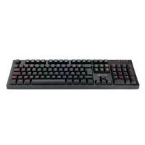 Teclado Gamer Mecanico Redragon K592 Amsa USB / RGB / Brown / Ingles  Preto