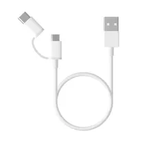 Cabo Xiaomi SJX02ZM Micro USB / USB-C / USB / 1 Metro - Branco