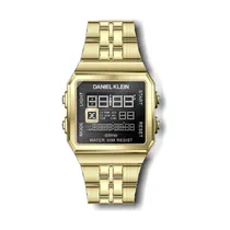 Relógio Digital Masculino Daniel Klein D:Time DK.1.12274-6 - Dourado