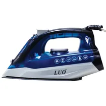 Ferro de Passar A Vapor Luo LU-49540 Steam Iron / 1200W / 220-240V ~ 50/60HZ - Azul