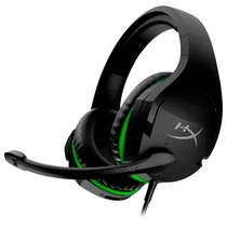 Fone Gamer Hyperx Cloudx Stinger, Xbox One e Xbox Series X/s, com Fio, P3 3.5MM, Drivers 50MM, HX-HSCSX-BK/WW, Preto e Verde|s, Drivers 50MM, P3, HX-HSCSX-BK/WW, Preto e Verde