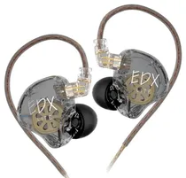 KZ Edx Lite Fone In-Ear Sem Microfone – Cinza