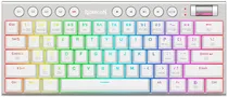 Teclado Gaming Redragon Horus Mini K632W-RGB Branco (Inglês com Fio) Switch Vermelho