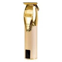 Maquina de Cortar Cabelo HTC At- 566 - 5W - Kit - Recarregável - Dourado