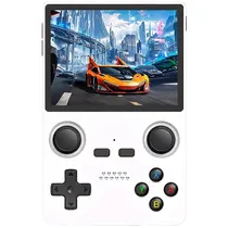 Console Portátil Powkiddy X35S 128GB de 3.5" com 10.000 Jogos - Branco (Espanhol/Inglês)