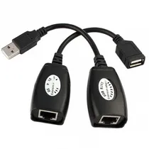 Adaptador RJ45 Extensor USB (Macho/Femea) 150MTS  Adaptador R...