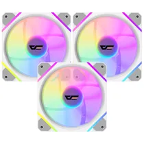 Cooler para Gabinete Darkflash DM12 Pro PWM 12X12 Argb Branco - Kit com 3