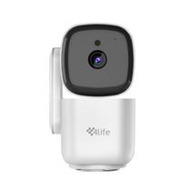 Camera de Seguranca 4LIFE Trak 360 Smart Wifi 3RA Geracao (FLT200) 2.5K / 4MP / Microfone / Alarma / Deteccao Humana / Visao Noturna / App Tuya Smart Life - Branco