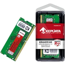 Memória Ram para Notebook Keepdata de 4GB KD26S19/4G DDR4/2666MHZ - Verde
