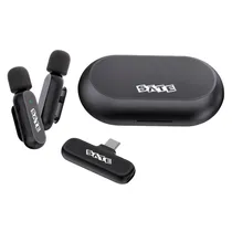 Microfone Inalambrico Satellite A-MK251 2MIC USB-C Black