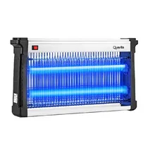Mata Insetos Elétrico Quanta QTMIES30 Slim 30 Watts 127V ~ 60HZ - Prata / Preto