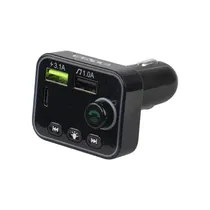 Transmissor FM Satellite A-MP42 - Bluetooth - 2X USB/USB-C - RGB - Preto