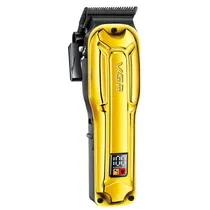 Maquina de Cortar Cabelo VGR Voyager V-138 / 5W / Recarregavel - Gold