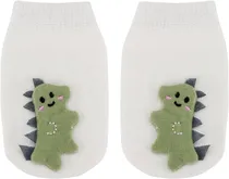 Meia Antiderrapante Dino Verde Buba - 14545 - P