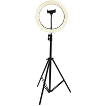 Iluminador LED Satellite A-MK04 10” + TriPode - Preto