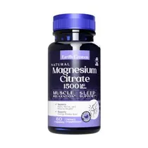 Magnesium Citrate 1500MG Earth's Creation 60 Cápsulas