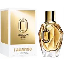 Perfume Feminino Paco Rabane Million Gold For Her Parfum 90 ML  Perfume Fem...