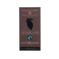 Chocolate Stella Organic & Fair 80% Cacao 100G