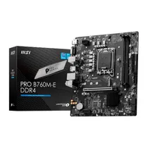 Placa Mãe 1700 MSI B760M-e Pro DDR4/HDMI/VGA/USB2.0  Placa Mãe 1...